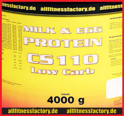 M&E Protein CS 110 LOW CARB 4kg Eiweiß Muskelaufbau Vanille